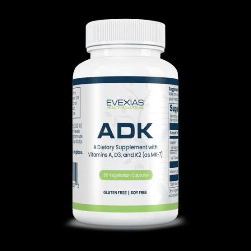 ADK Vitamin A D3 K2 supplement bottle — Soulshine Aesthetics Charleston